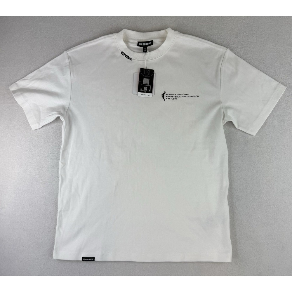 Off Season x WNBA Unisex Size Medium White Short Sleeve Basketball‎ Oversized
